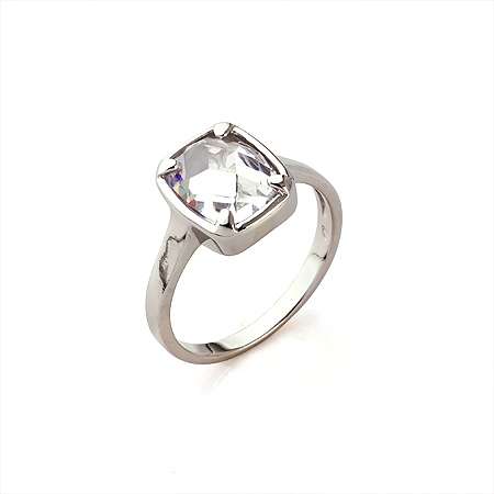 **SPARKLING**GORGEOUS** Diamond CZ Engagement Ring***Size 7**