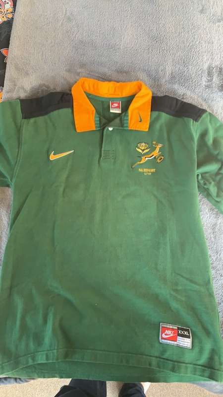 SA u/19 rugby player issue jersey (nr 21 on back)