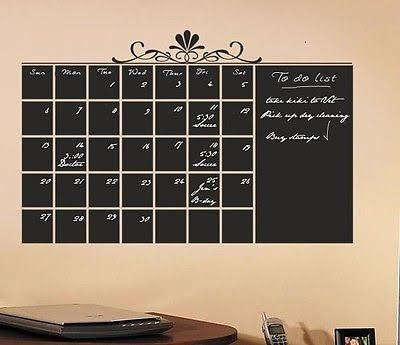 Removable Blackboard Sticker Vinyl Wall Sticker Chalkboard Decal 60 x 200cm with 5 Colour Chalks