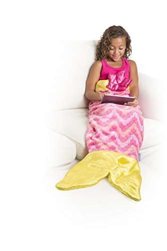 Snuggie Tails Mermaid Blanket For Kids Girls PINK
