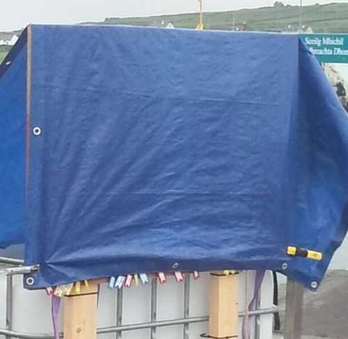 2x3m Waterproof Camping All Purpose Weather Resistant Tarp Cover - Upgrade to 3x4m or 4x5m