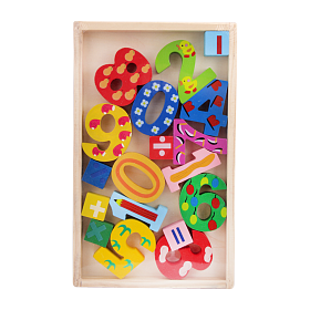 High Quality Wooden Learn Maths Numbers Counting Fun Toys Kids Toddlers
