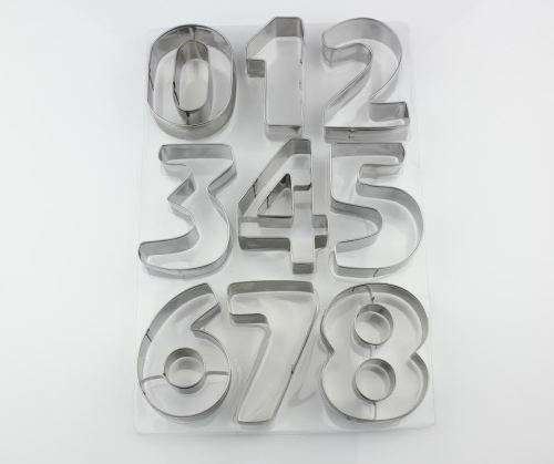 Numbers Cookie Cutters Set Cake Decorating Mould Baking Learning Fun Kids