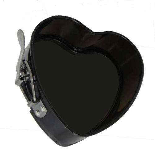 Mini Non Stick 3pcs Bakeware Set Rectangle Round Heart Tray Pan Dish Cake