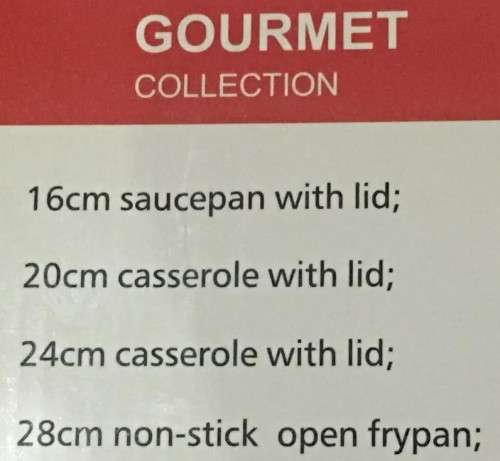 Brand New Heavy Bottom 7 Piece Gourmet Stainless Steel Induction Cookware Set
