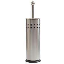 Brand New Stainless Steel Toilet Brush and Holder- ROUND