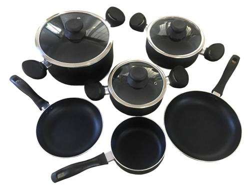 Brand New Premium Quality 9-Piece Non Stick  Aluminium Induction Cookware Set