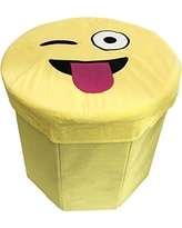 Emoji Storage Box for Toys Books Clothes