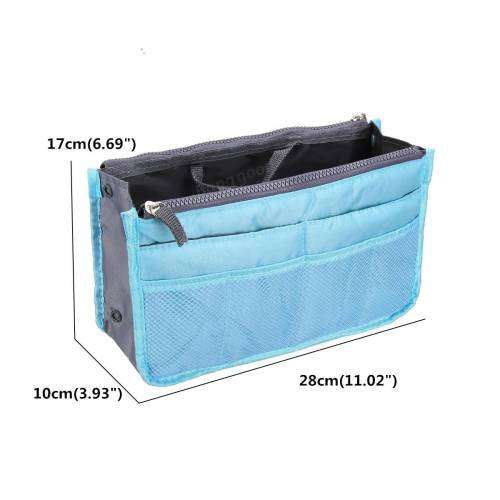 NEW Handbag Organizer Ladies Travel Cosmetic Tote Purse Insert Tidy Bag Storage