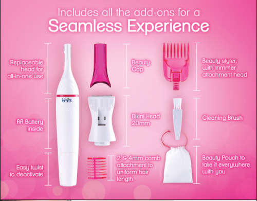 NEW Veet Sensitive Precision Trimmer Beauty Styler