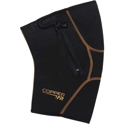 Copper Fit Plus Zippered Knee Pain Ache Support Sleeve Compression Unisex XL or XXL