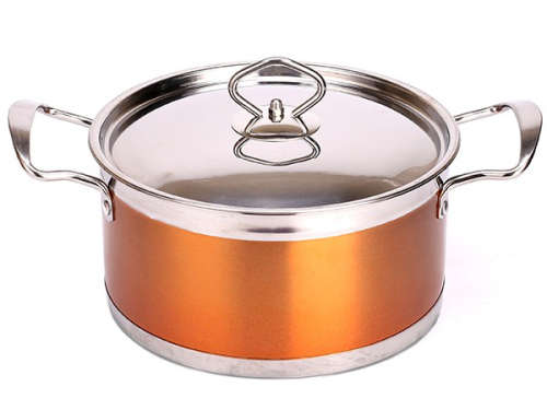 High Quality Leopard 10-Piece Stainless Steel Cookware Set