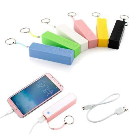 2600 mAh Universal Power Bank for Tablet Smartphone External Battery Charger