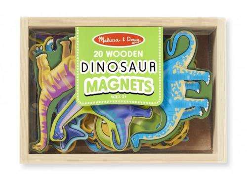 'Local Stock' Melissa & Doug 20 Piece Wooden Dinosaurs Magnets.Imported from USA