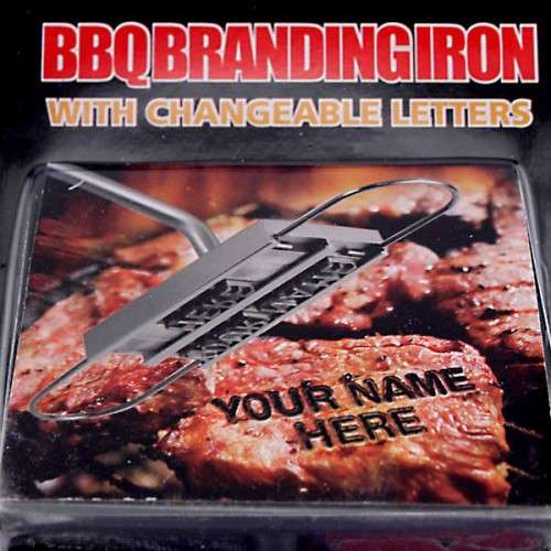 BBQ Branding Iron with Changeable Letters