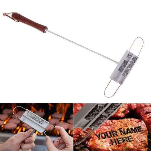 BBQ Branding Iron with Changeable Letters