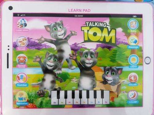 NEW Talking Tom Learn Pad Musical Toy - BLUE or PINK