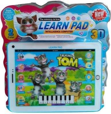 NEW Talking Tom Learn Pad Musical Toy - BLUE or PINK