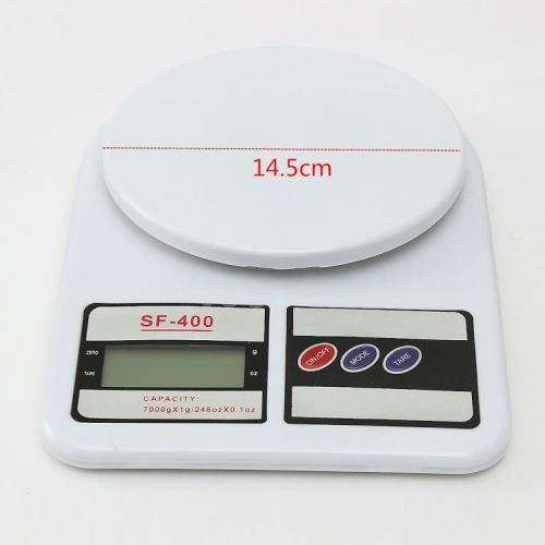 7Kg x 1g SF-400 ABS Plastic LCD Large Capacity Kitchen Digital Scale