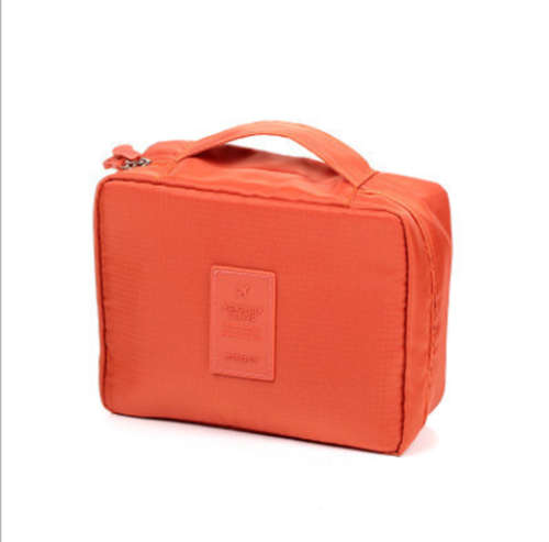 Travel Cosmetic Makeup Toiletry Case Wash Organizer Storage Bag Orange or Navy Blue