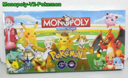 MONOPOLY GLOBAL VILLAGE POKEMON GO BOARD GAME