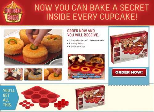 Cupcake Secret Maker Silicone Mould