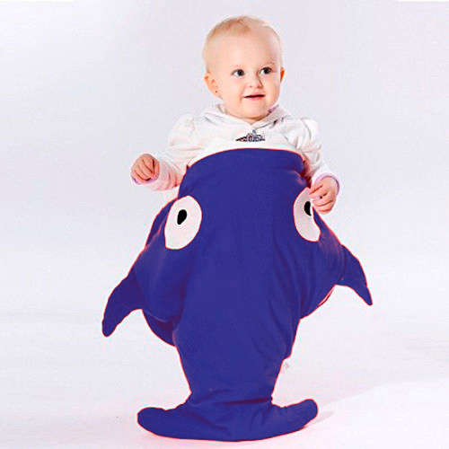 Special--Infant Baby Newborn Sleeping Bag Shark Swaddle Blanket Stroller Wrap Sleep Sack