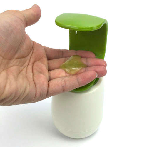 C-Shaped Liquid Single-Handed Soap Dispenser Wash Bottle Shampoo Container