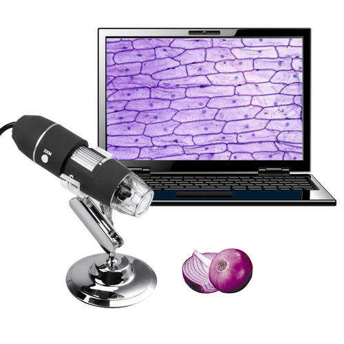2MP 500X 8 LED USB Digital Microscope Endoscope Zoom Camera Magnifier + Stand