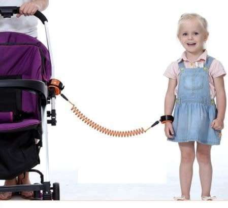 Toddler Kid Baby Safety Anti-lost Strap Link Harness Child Wrist Band Belt Reins
