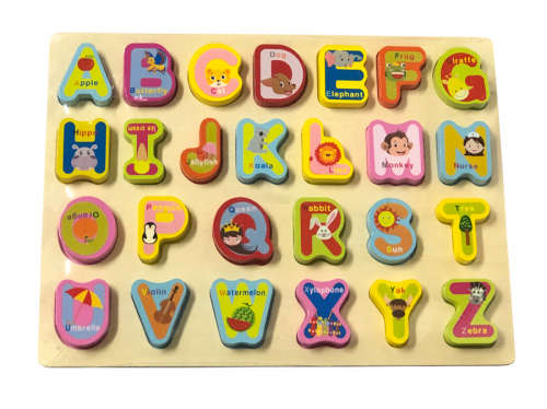 27pc Wooden ABC Letters For Kids