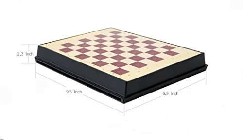 Magnetic 5 in 1 Games Chess, Ludo, Snake & Ladder, Checkers Set