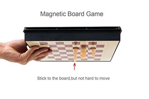 Magnetic 5 in 1 Games Chess, Ludo, Snake & Ladder, Checkers Set