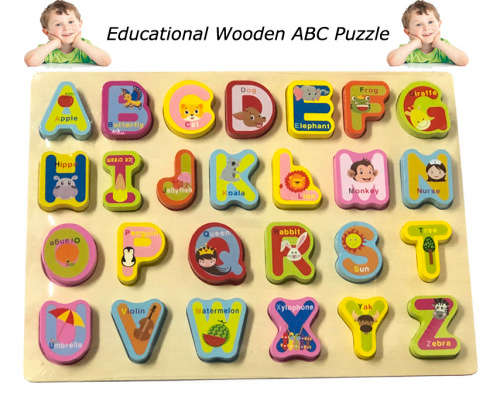 27pc Wooden ABC Letters For Kids