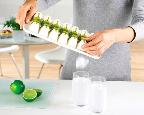 NEW Easy Release Ice-Cube Tray With Stackable Lid