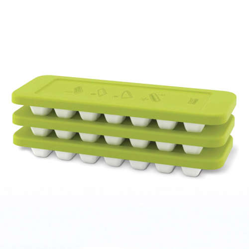 NEW Easy Release Ice-Cube Tray With Stackable Lid