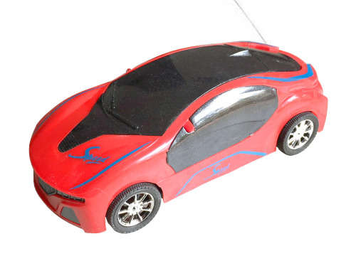 Velocity 3D Light  Remote Control Toy Car - White
