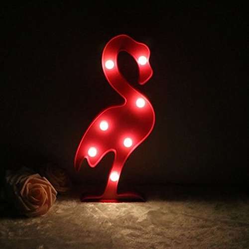 LED Decorative Flamingo Night Light