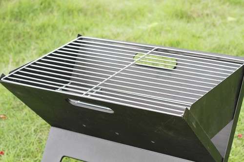 Outdoor collapsible Notebook Charcoal Braii Grill