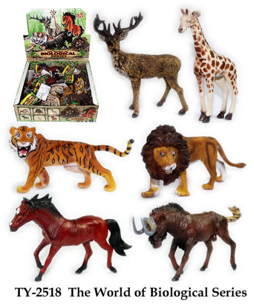 The Worlds Biological Wild Animal Series Toys Collect all 6