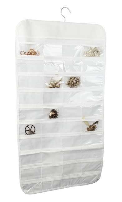 Over-The-Door Jewelry Organizer with 72 Pockets