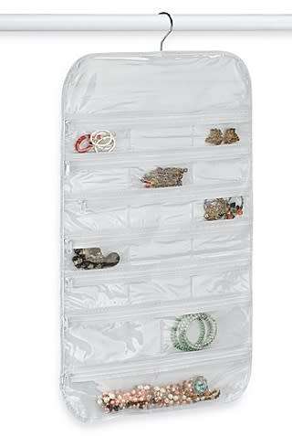 Over-The-Door Jewelry Organizer with 72 Pockets