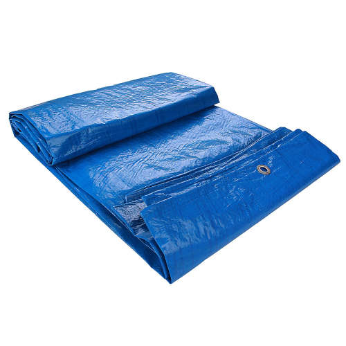 Waterproof Tarpaulin Sheet Camping All Purpose Weather Resistant Tarp Cover 5m x 6m