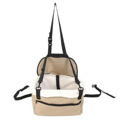 Pet Booster Seat Dog Car Safety Leash Belt Adjustable Travel Carrier
