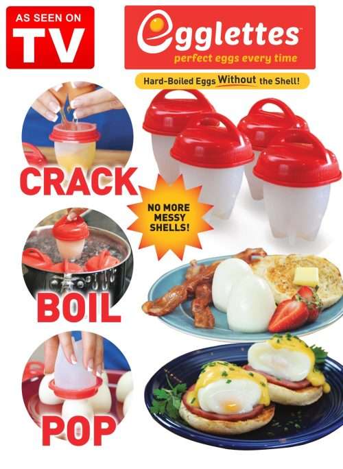No Mess Egglettes for Boiling Poaching Eggs