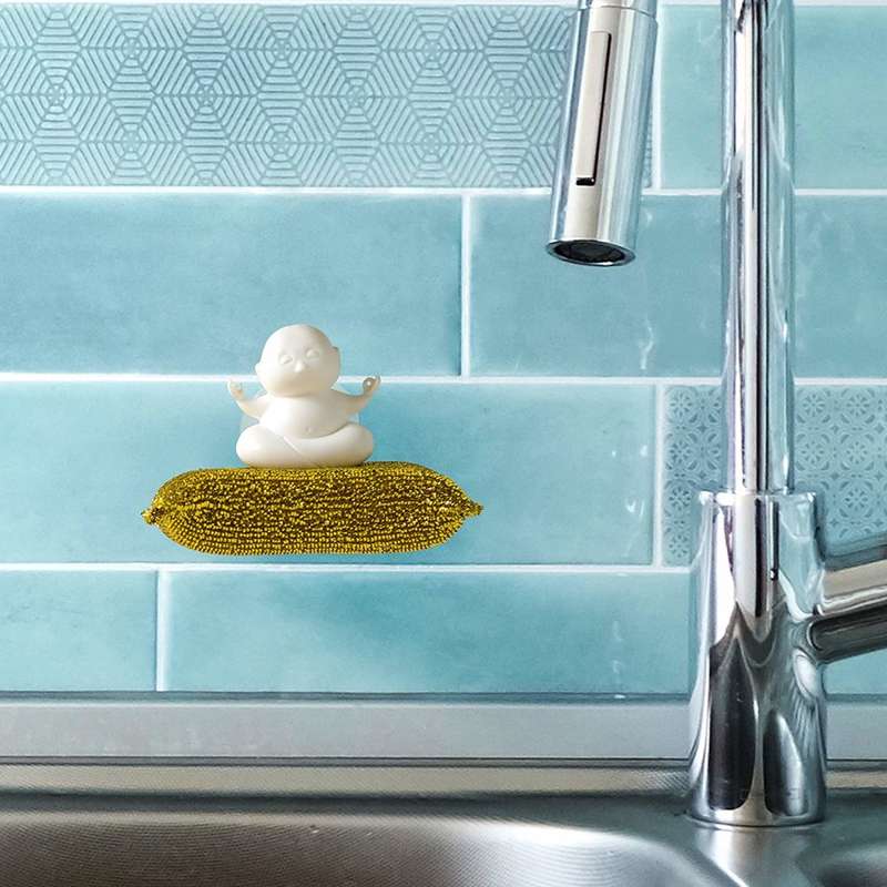 Yogi Style Sponge Holder with Golden Sponge