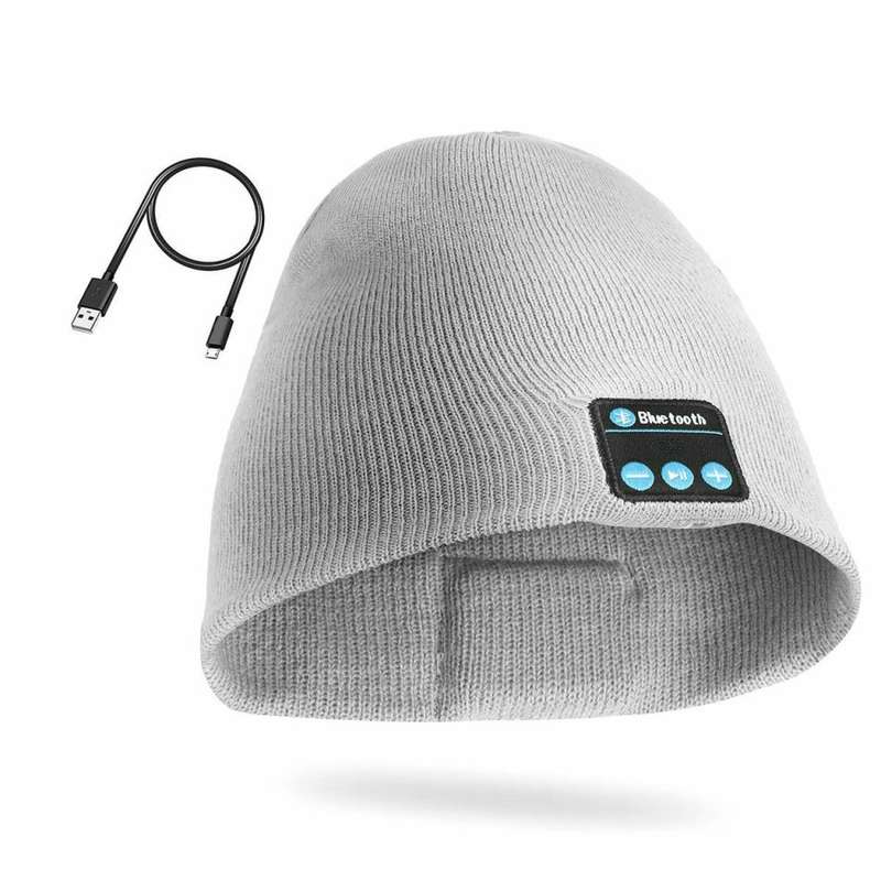 Warm Wireless Bluetooth headphones Music hat with Inbuilt Headsets/Speaker/Mic