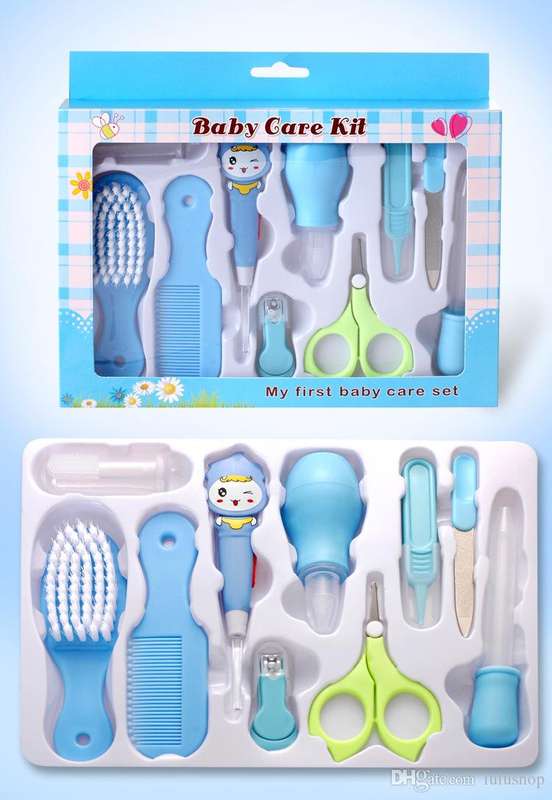 Baby Care Grooming Kit - Blue