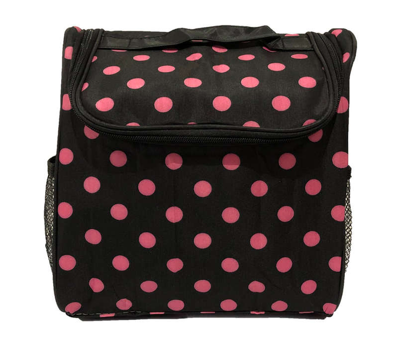 Insulated single decker lunch box - with two slip net pockets