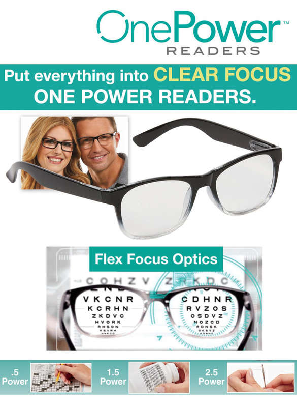 One Power Reader Unisex Glasses- Power from +.5  to +2.50